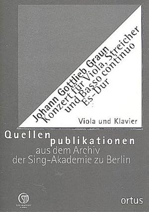 Seller image for Konzert Es-Dur WVCv:XIII:116fr Viola, Streicher und Bc : fr Viola und Klavier for sale by AHA-BUCH GmbH