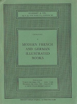 Sothebys April 1974 Modern French & German Illustrated Books