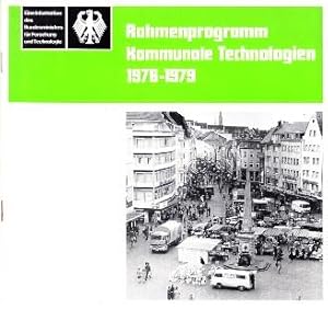 Rahmenprogramm Kommunale Technologien 1976-1979.