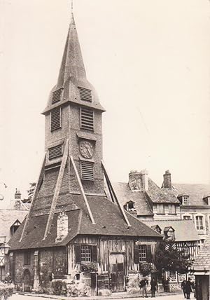 Carte postale : HONFLEUR, le clocher de l'église Sainte-Catherine