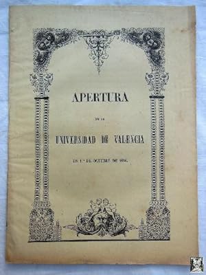 DISCURSO : LA UTILIDAD DE LOS ESTUDIOS FILOSÓFICOS. Apertura curso 1846