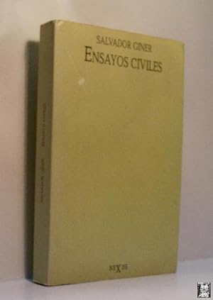 Imagen del vendedor de ENSAYOS CIVILES a la venta por Librera Maestro Gozalbo