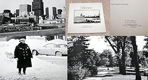 Seller image for FRED LEAVITT'S CHICAGO: A PHOTOGRAPHIC ESSAY - Rare Fine Association Copy of The First Edition/First Printing: Signed, Dated, And Inscribed by Fred Leavitt for sale by ModernRare