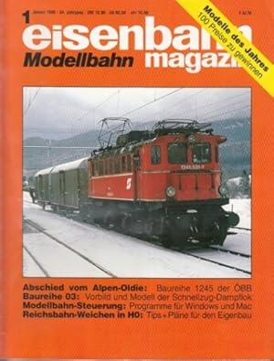 Bild des Verkufers fr Eisenbahn Modellbahn Magazin. 34. Jahrgang. 1996. 12 Monatshefte. Vollstndig. zum Verkauf von Antiquariat an der Nikolaikirche