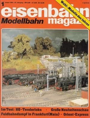 Bild des Verkufers fr Eisenbahn Modellbahn Magazin. 22. Jahrgang. 1984. 12 Hefte. Vollstndig. zum Verkauf von Antiquariat an der Nikolaikirche