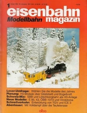 Bild des Verkufers fr Eisenbahn Modellbahn Magazin. 36. Jahrgang. 1998. 12 Monatshefte. Vollstndig. zum Verkauf von Antiquariat an der Nikolaikirche