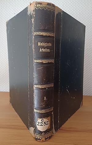 Bild des Verkufers fr Arbeiten aus der Biologischen Abtheilung fr Land- und Forstwirthschaft am Kaiserlichen Gesundheitsamte. Zweiter (2.) Band. Mit 12 Tafeln. zum Verkauf von Antiquariat Schwarz & Grmling GbR