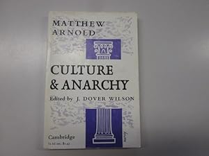 Image du vendeur pour Culture And Anarchy. Ed. J Dover Wilson. mis en vente par Goldstone Rare Books