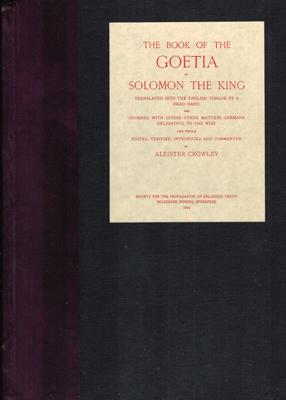 The Book of the Goetia of Solomon the King.