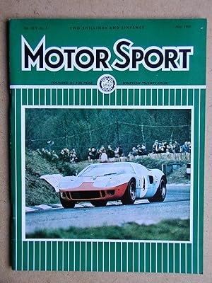 Motor Sport. May 1968. Vol. XLIV. No. 5.