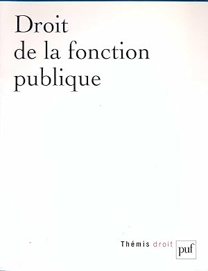 DROIT DE LA FONCTION PUBLIQUE