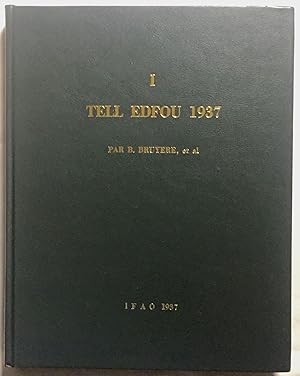 Imagen del vendedor de Tell Edfou 1937 a la venta por Meretseger Books