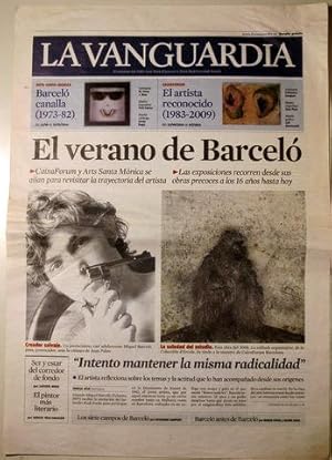 Image du vendeur pour LA VANGUARDIA. EL VERANO DE BARCEL - Barcelona 2010 mis en vente par Llibres del Mirall