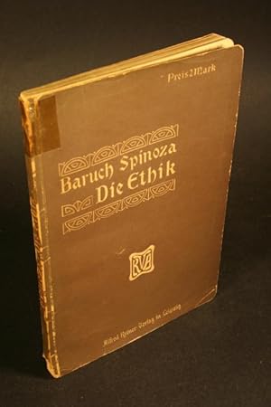 Bild des Verkufers fr Die Ethik. Deutsch von Carl Vogl zum Verkauf von Steven Wolfe Books