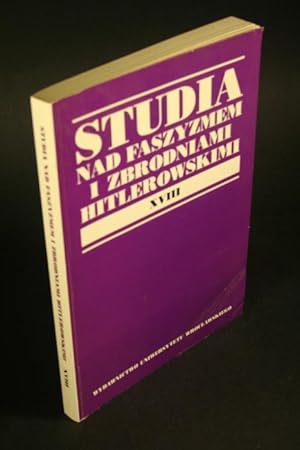 Seller image for Studia nad faszyzmem I zbrodniami Hitlerowskimi, XVIII. for sale by Steven Wolfe Books