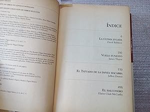 Image du vendeur pour La ltima jugada. Vuelo funesto. El tatuado de la danza macabra. El halconero. Pertenece a la Biblioteca de Selecciones "Libros Selectos". mis en vente par Librera "Franz Kafka" Mxico.