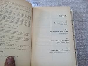 Image du vendeur pour Punto de impacto. El lugar de toda mujer. A la sombra del arcoris. Crimen en el capitolio. Pertenece a la Biblioteca de Selecciones "Libros Selectos". mis en vente par Librera "Franz Kafka" Mxico.