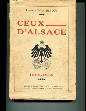 Imagen del vendedor de Ceux D'alsace 1900-1914 a la venta por Orca Knowledge Systems, Inc.