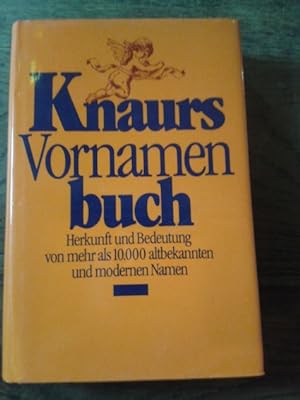 Seller image for Knaurs Vornamen-Buch : Herkunft u. Bedeutung. von u. Horst Leisering for sale by Librera Pramo