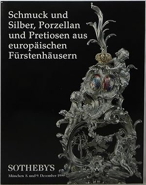 Schmuck und Silber, Porzellan und Pretiosen aus europäischen Fürstenhäusern, München, 8. und 9. D...