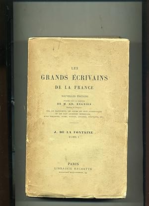 Bild des Verkufers fr LES GRANDS ECRIVAINS DE FRANCE : J.DE LA FONTAINE . OEUVRES : FABLES .Nouvelle dition.Revue sur les plus anciennes impressions et les autographes,et augmente de variantes ,de notices , de notes etc . par M. Henri REGNIER . TOME I seul ( deuxime tirage ) :Livres i  V. zum Verkauf von Librairie CLERC