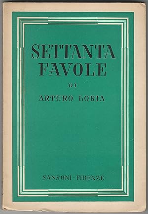 Image du vendeur pour Settanta favole. mis en vente par Libreria Antiquaria Palatina
