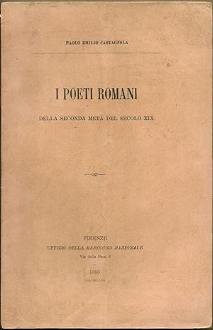 I poeti romani della seconda metà del secolo XIX.