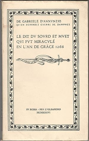 Le dit du sourd et muet qui fut miraculé en l'an de grâce 1266.