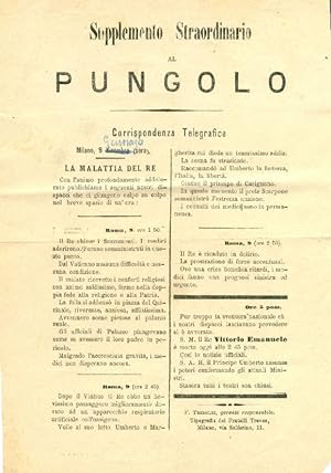 Supplemento Straordinario al Pungolo. Corrispondenza telegrafica.