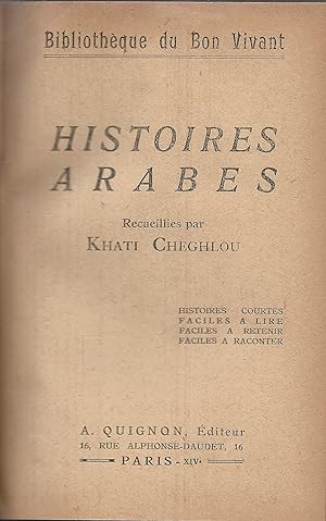 Histoires arabes.