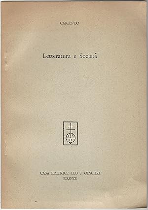 Letteratura e società.