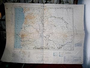 Immagine del venditore per UNE GRANDE CARTE ENTOILE du SNGAL [ AFRIQUE ] 64 x 85 cm , ETABLIE en 1940 venduto da LA FRANCE GALANTE