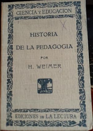 HISTORIA DE LA PEDAGOGIA.