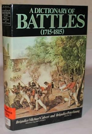 Seller image for A Dictionary of Battles (1715-1815) for sale by H4o Books