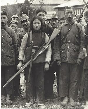Original Press Photo - Chinese Peasant Soldiers captured by Japanese, 1939