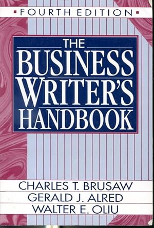 Immagine del venditore per The Business Writer's Handbook - Fourth Edition venduto da Librairie Le Nord