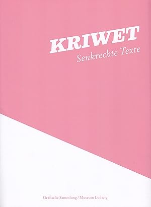 Imagen del vendedor de Senkrechte Texte. Kriwett a la venta por Stefan Schuelke Fine Books