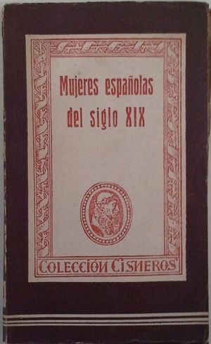 MUJERES ESPAÑOLAS DEL SIGLO XIX