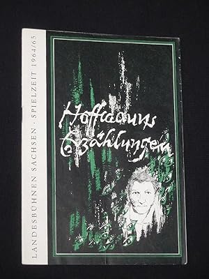 Immagine del venditore per Programmheft 2 Landesoper der Landesbhnen Sachsen 1964/ 65. HOFFMANNS ERZHLUNGEN von Offenbach. Musikal. Ltg.: GMD Dr. Karl Schubert, Insz.: Dieter Blter-Marell, Ausstattung: Eberhard Shnel, techn. Ltg.: Manfred Schrter. Mit Jan Lepsi, Hannerose Katterfeld, Edith Bach, Heinz Schnapka, Ekkehard Wlaschiha, Ute Mai, Barbara Streber venduto da Fast alles Theater! Antiquariat fr die darstellenden Knste