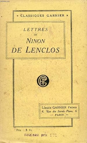 Bild des Verkufers fr LETTRES DE NINON DE LENCLOS zum Verkauf von Le-Livre