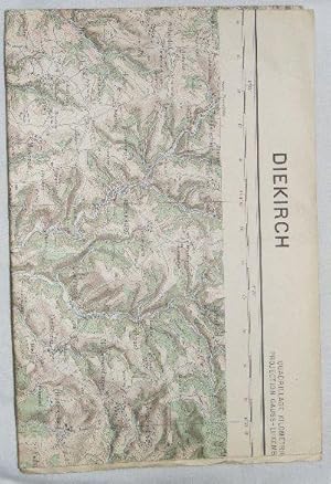 Diekirch. Carte au 50.000e (Type 1922), Allemagne-Luxembourg. Flle. XXXIV-8
