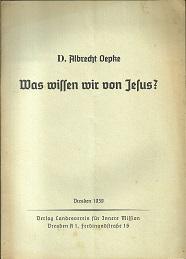 Imagen del vendedor de Was wissen wir von Jesus? a la venta por Antiquariat Axel Kurta