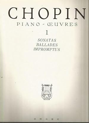 Seller image for Chopin Piano-Ouevres 1: Sonatas, Ballades, Impromptus for sale by Bookfeathers, LLC