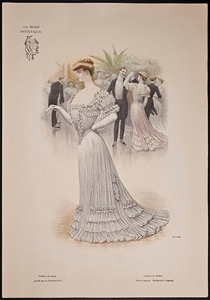 Fashionably Dressed Woman by Walles Royal Legrand