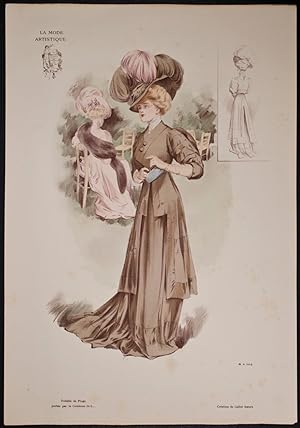 Fashionably Dressed Woman by Callot Soeurs