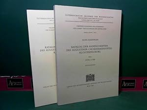 Katalog der Handschriften des Augustiner Chorherrenstiftes Klosterneuburg - Teil 1: Cod.1-100 (Ka...