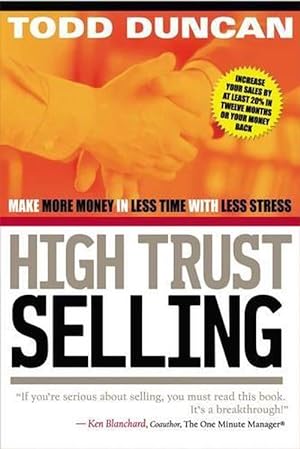 Imagen del vendedor de High Trust Selling (Paperback) a la venta por Grand Eagle Retail