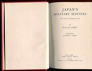 Seller image for Japan's Military Masters. The Army in Japanese Life. for sale by Time Booksellers