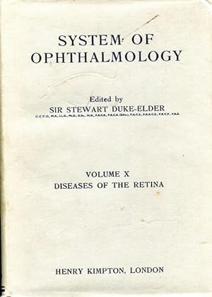 Imagen del vendedor de System of Ophthalmology. Volume X Diseases of the Retina. a la venta por Time Booksellers