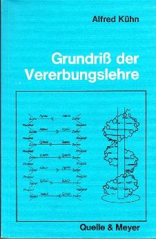 Imagen del vendedor de Grundri der Vererbungslehre. a la venta por Buchversand Joachim Neumann